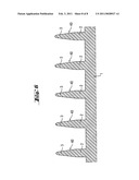 ABSORBENT ARTICLES WITH ADHESIVE PORTION AND PROTRUSIONS diagram and image