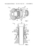 CONDUIT DEVICE AND SYSTEM FOR IMPLANTING A CONDUIT DEVICE IN A TISSUE WALL diagram and image