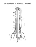 CONDUIT DEVICE AND SYSTEM FOR IMPLANTING A CONDUIT DEVICE IN A TISSUE WALL diagram and image