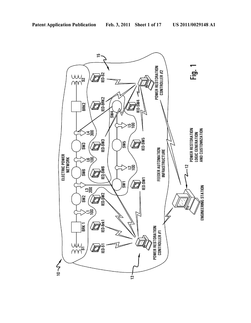 LOAD RESTORATION FOR FEEDER AUTOMATION IN ELECTRIC POWER DISTRIBUTION SYSTEMS - diagram, schematic, and image 02