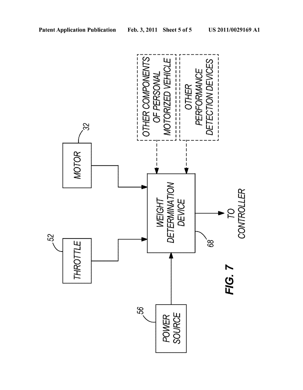 CONTROLLER AND METHODS OF CONTROLLING A PERSONAL ELECTRIC MOTORIZED VEHICLE BASED ON A WEIGHT OF AN OPERATOR - diagram, schematic, and image 06
