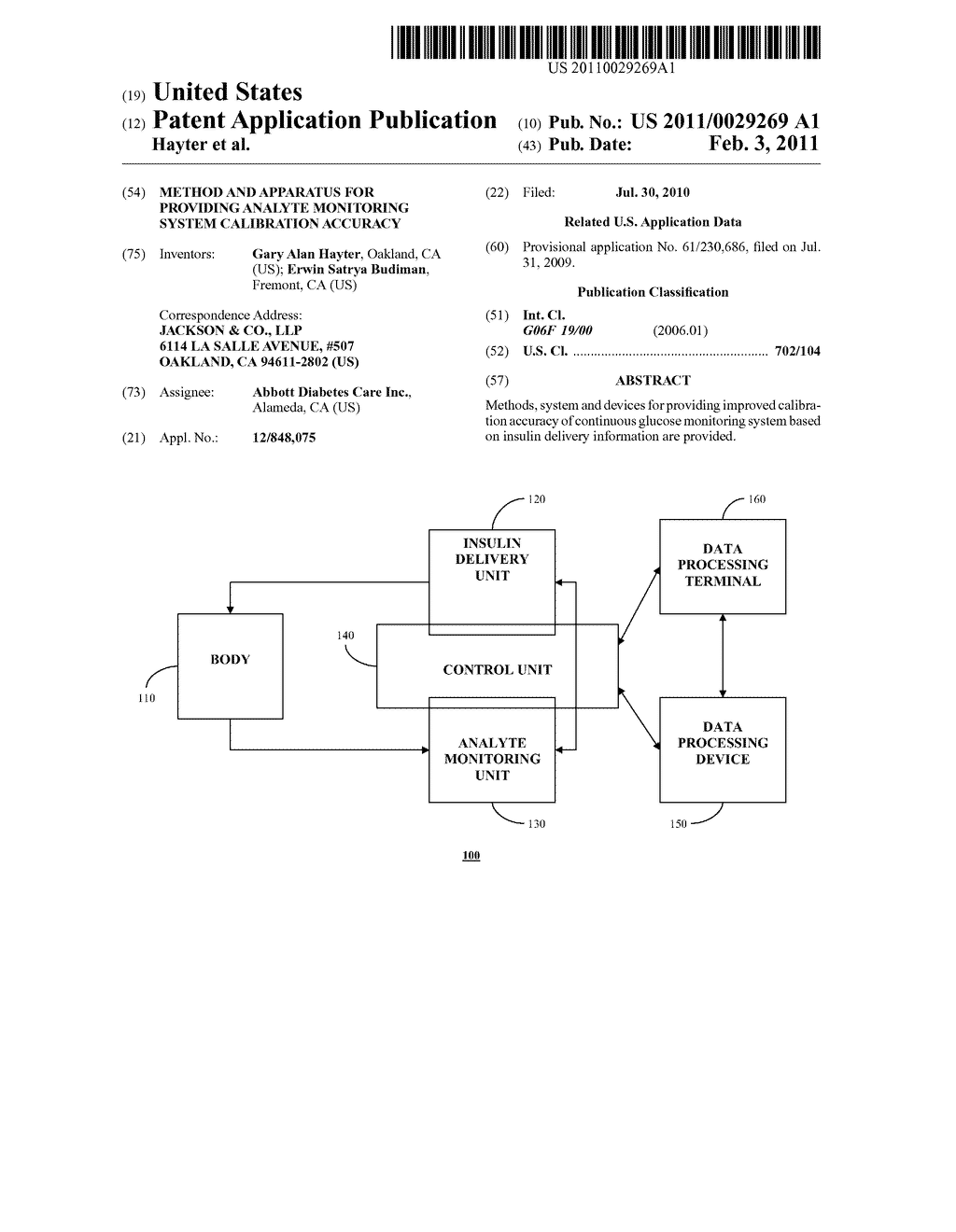 Method and Apparatus for Providing Analyte Monitoring System Calibration Accuracy - diagram, schematic, and image 01