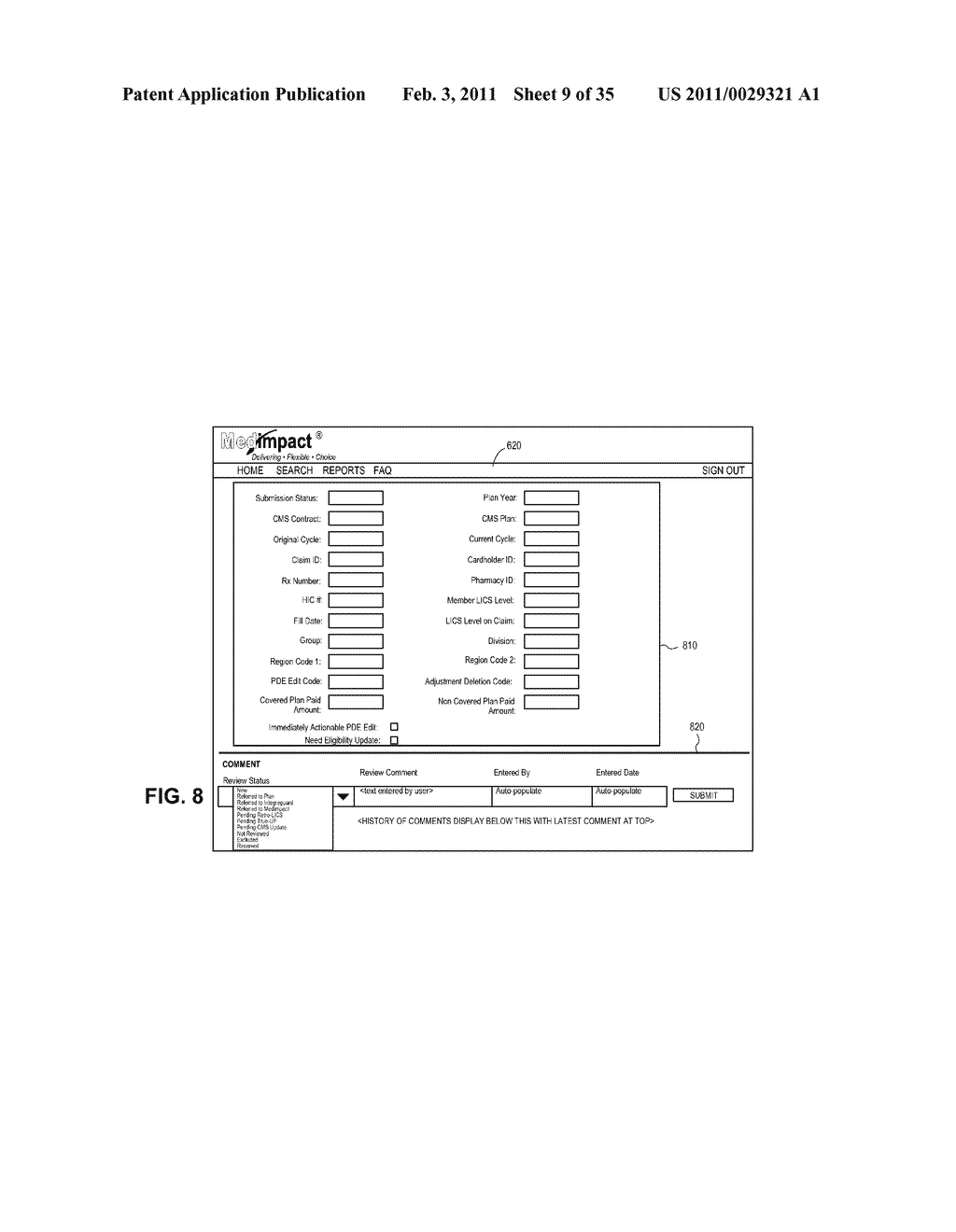 SYSTEM AND METHOD FOR WEB-BASED CLAIM MANAGEMENT - diagram, schematic, and image 10