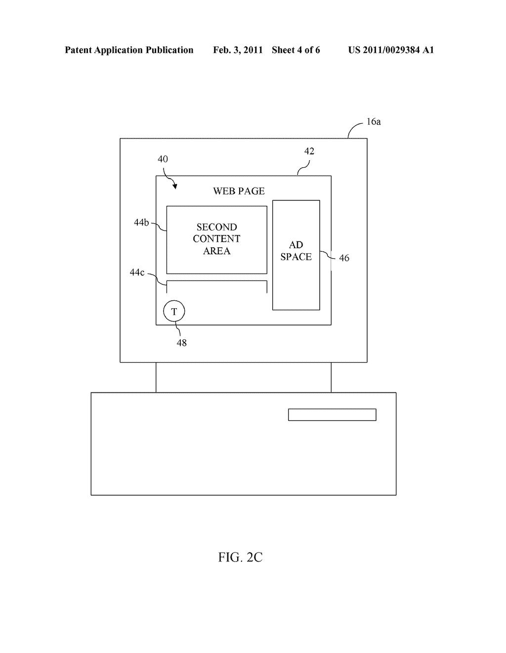 SYSTEM AND METHOD FOR DYNAMIC TARGETING ADVERTISEMENT BASED ON CONTENT-IN-VIEW - diagram, schematic, and image 05