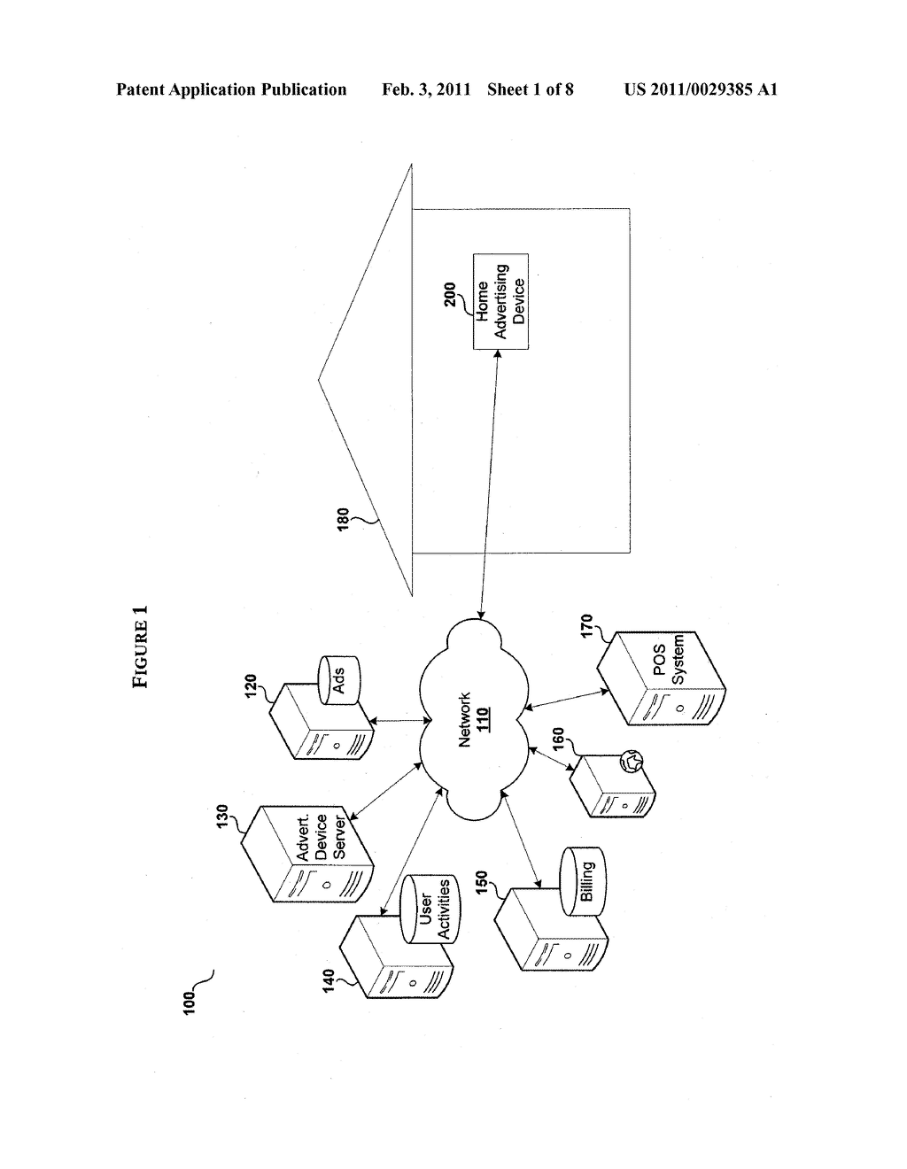 SYSTEM AND METHOD FOR PROVIDING ADVERTISING CONTENT VIA MOBILE DEVICE DOCKING STATION - diagram, schematic, and image 02