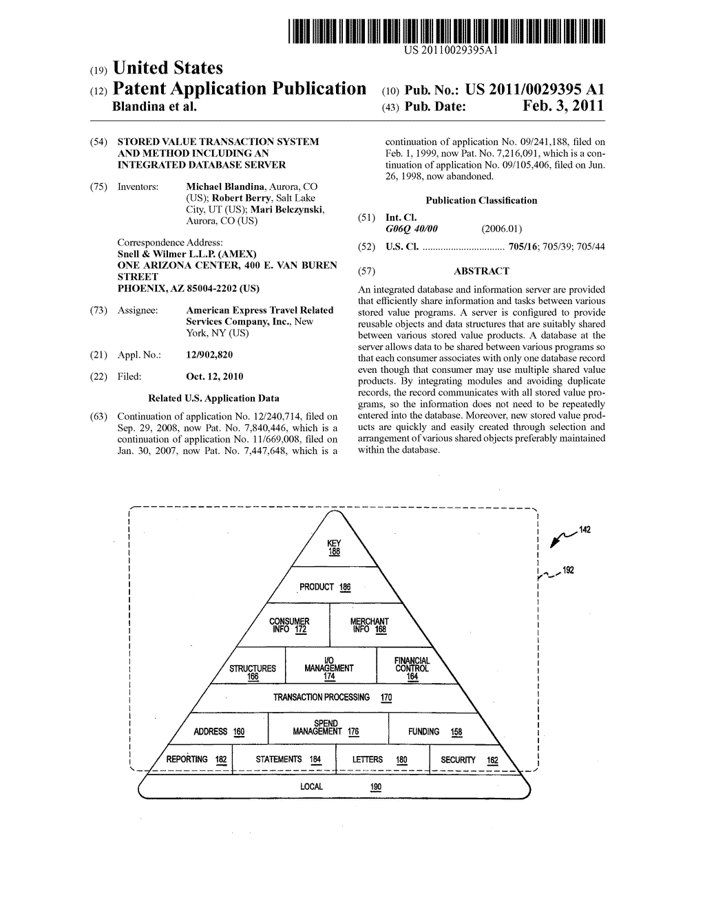 STORED VALUE TRANSACTION SYSTEM AND METHOD INCLUDING AN INTEGRATED DATABASE SERVER - diagram, schematic, and image 01