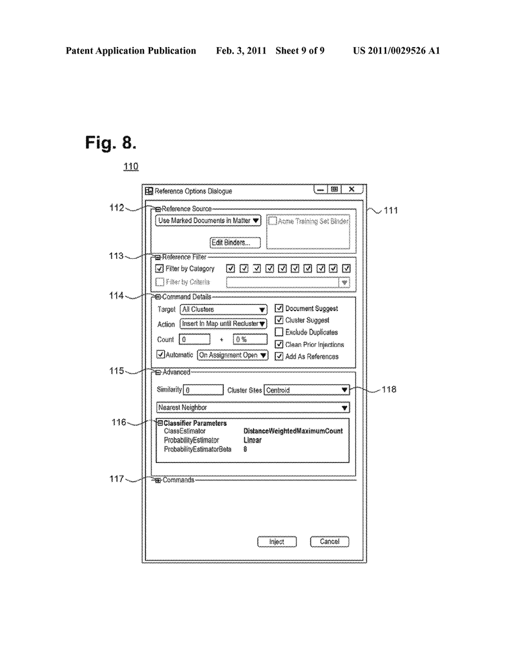 System And Method For Displaying Relationships Between Electronically Stored Information To Provide Classification Suggestions Via Inclusion - diagram, schematic, and image 10