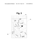 SYSTEM FOR CREATION OF CONTENT WITH CORRELATED GEOSPATIAL AND VIRTUAL LOCATIONS BY MOBILE DEVICE USERS diagram and image