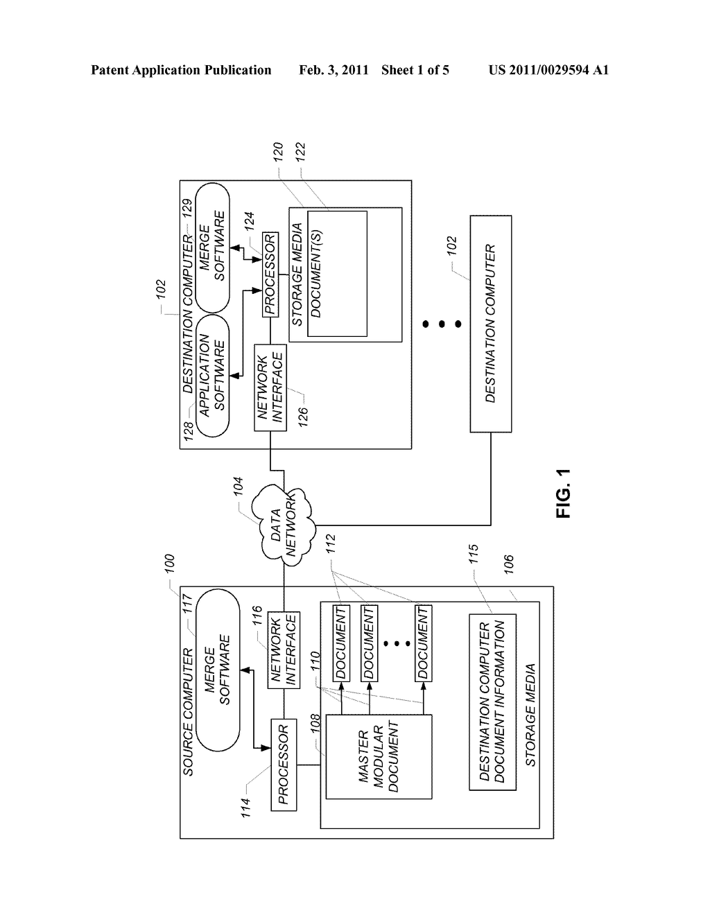 MERGING INSTANCES OF A MODULAR DOCUMENT - diagram, schematic, and image 02