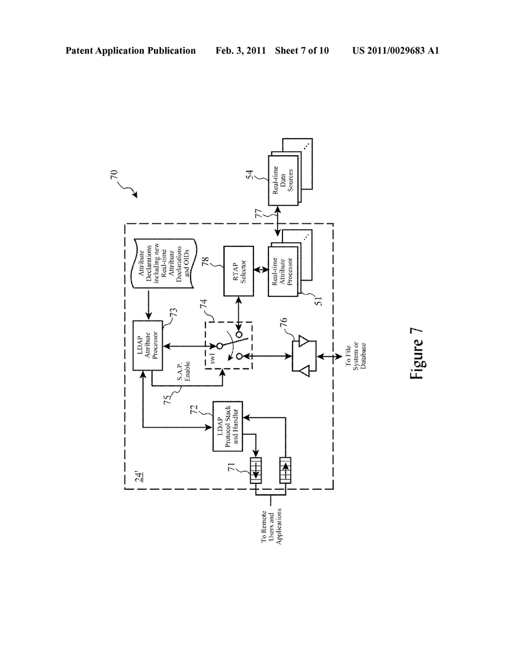 Real-time Attribute Processor and Syntax Schema for Directory Access Protocol Services - diagram, schematic, and image 08