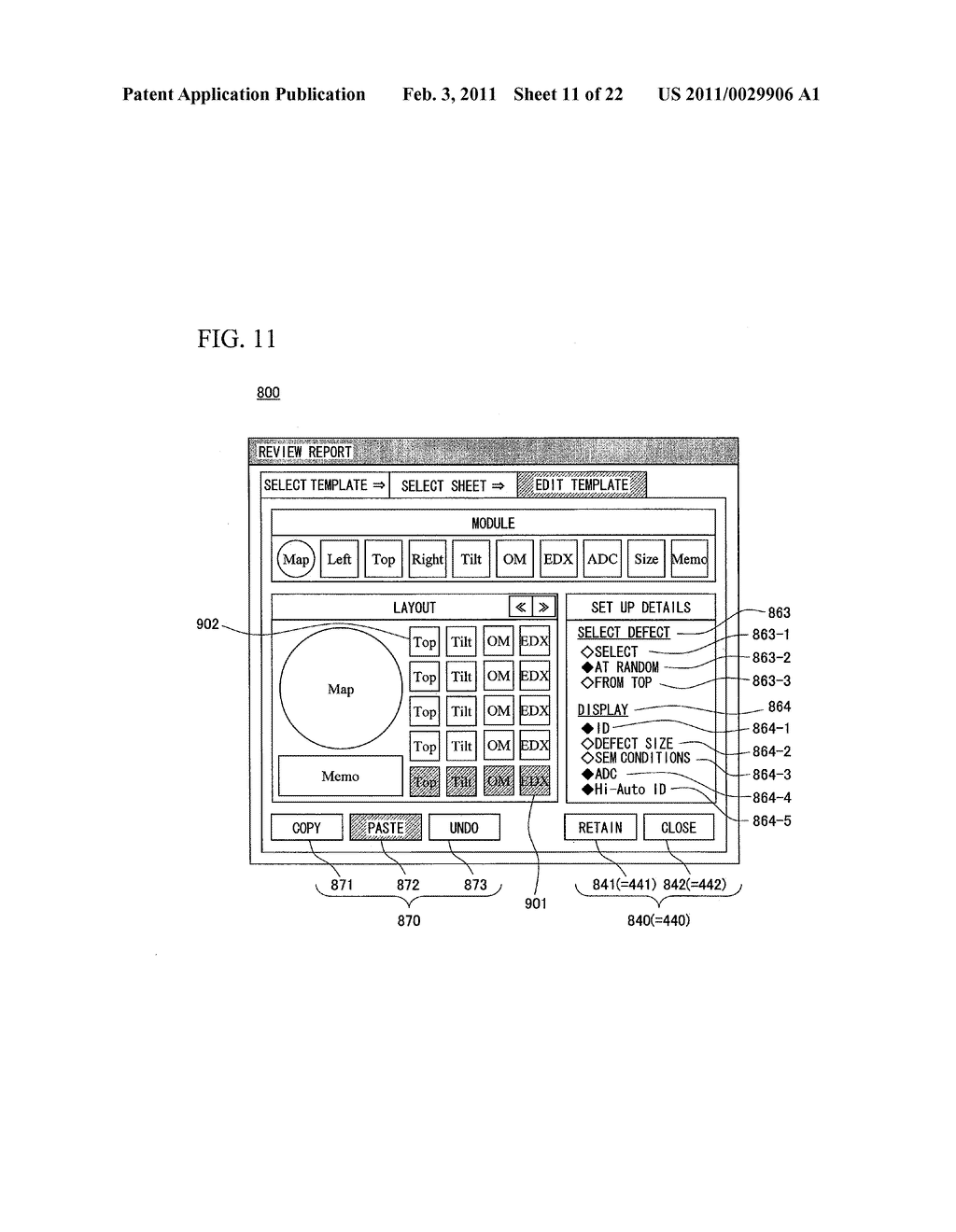 REPORT FORMAT SETTING METHOD AND APPARATUS, AND DEFECT REVIEW SYSTEM - diagram, schematic, and image 12