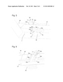 MOUNTING STRUCTURE AND METHOD FOR THE UPRIGHT MOUNTING OF A DECORATIVE PLATE ON A DOOR OF A HOUSEHOLD APPLIANCE diagram and image