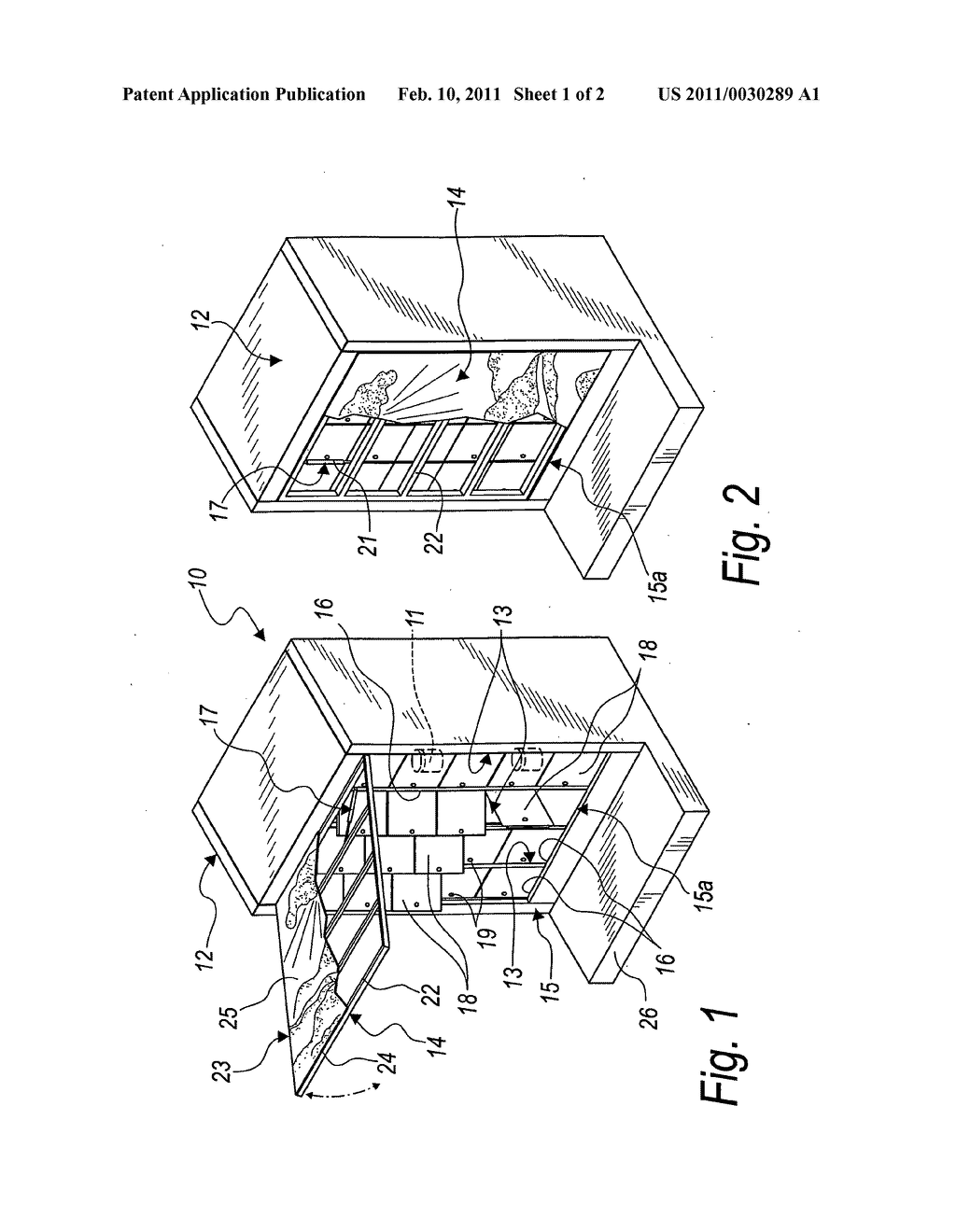 Columbarium, particularly for accommodating cinerary urns - diagram, schematic, and image 02