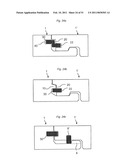 MECHANICAL LOCKING OF FLOOR PANELS, METHODS TO INSTALL AND UNINSTALL PANELS, A METHOD AND AN EQUIPEMENT TO PRODUCE THE LOCKING SYSTEM, A METHOD TO CONNECT A DISPLACEABLE TONGUE TO A PANEL AND A TONGUE BLANK diagram and image