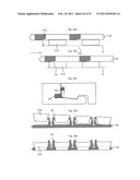 MECHANICAL LOCKING OF FLOOR PANELS, METHODS TO INSTALL AND UNINSTALL PANELS, A METHOD AND AN EQUIPEMENT TO PRODUCE THE LOCKING SYSTEM, A METHOD TO CONNECT A DISPLACEABLE TONGUE TO A PANEL AND A TONGUE BLANK diagram and image