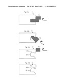 MECHANICAL LOCKING OF FLOOR PANELS, METHODS TO INSTALL AND UNINSTALL PANELS, A METHOD AND AN EQUIPEMENT TO PRODUCE THE LOCKING SYSTEM, A METHOD TO CONNECT A DISPLACEABLE TONGUE TO A PANEL AND A TONGUE BLANK diagram and image