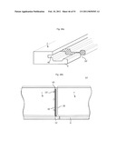 MECHANICAL LOCKING OF FLOOR PANELS, METHODS TO INSTALL AND UNINSTALL PANELS, A METHOD AND AN EQUIPEMENT TO PRODUCE THE LOCKING SYSTEM, A METHOD TO CONNECT A DISPLACEABLE TONGUE TO A PANEL AND A TONGUE BLANK diagram and image