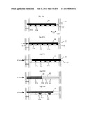 MECHANICAL LOCKING OF FLOOR PANELS, METHODS TO INSTALL AND UNINSTALL PANELS, A METHOD AND AN EQUIPEMENT TO PRODUCE THE LOCKING SYSTEM, A METHOD TO CONNECT A DISPLACEABLE TONGUE TO A PANEL AND A TONGUE BLANK diagram and image