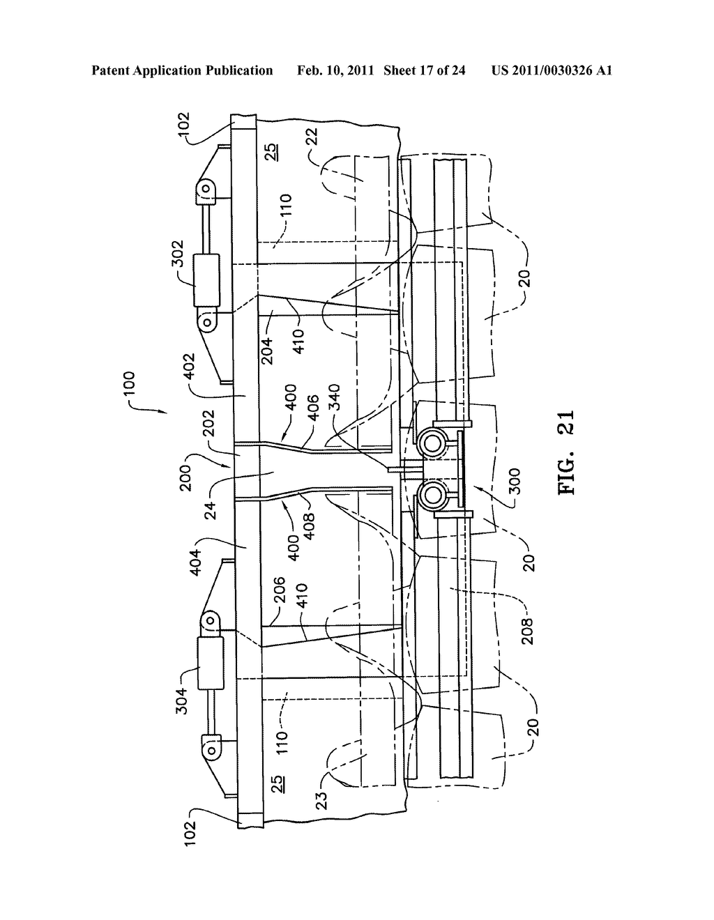 FLEXIBLE ROW CROP HEADER FOR AN AGRICULTURAL HARVESTER - diagram, schematic, and image 18