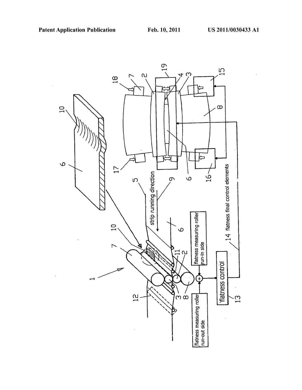 ROLLING DEVICE AND METHOD FOR THE OPERATION THEREOF - diagram, schematic, and image 02