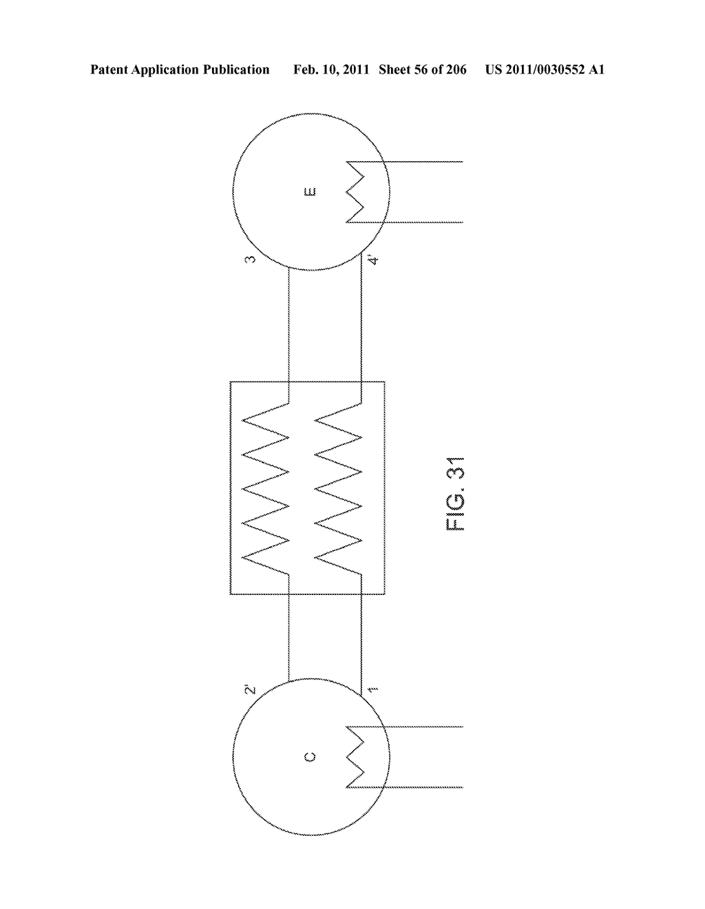 COMPRESSED AIR ENERGY STORAGE SYSTEM UTILIZING TWO-PHASE FLOW TO FACILITATE HEAT EXCHANGE - diagram, schematic, and image 57