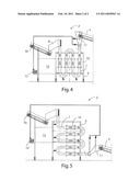 SYSTEM FOR TRANSPORTING AND/OR WASHING AND/OR PASTEURISATION THERMAL TREATMENT OF FOODSTUFFS, PARTICULARLY LEAF PRODUCTS diagram and image