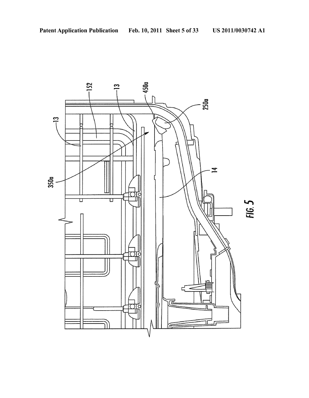 FLUID CIRCULATION ARRANGEMENT FOR PROVIDING AN INTENSIFIED WASH EFFECT IN A DISHWASHER AND AN ASSOCIATED METHOD - diagram, schematic, and image 06