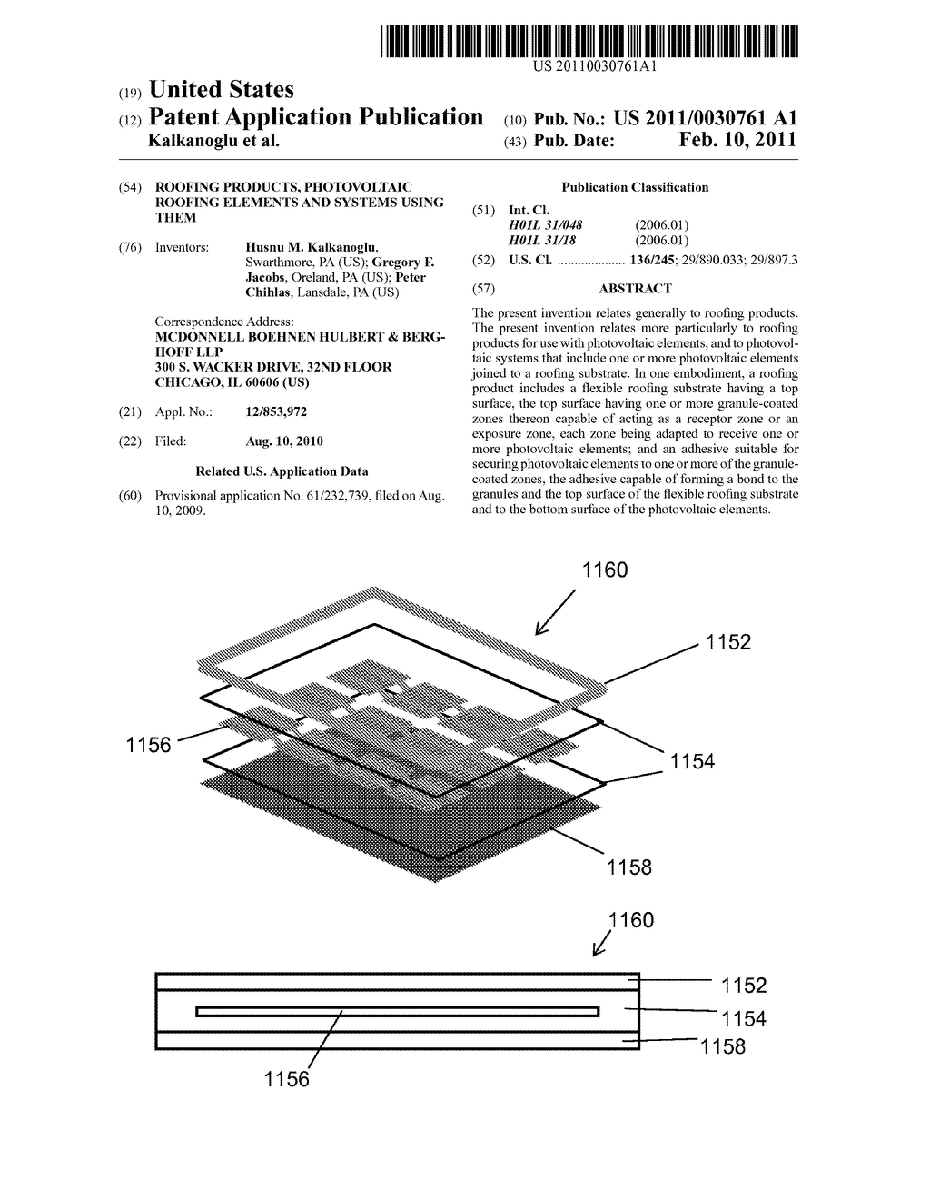 ROOFING PRODUCTS, PHOTOVOLTAIC ROOFING ELEMENTS AND SYSTEMS USING THEM - diagram, schematic, and image 01