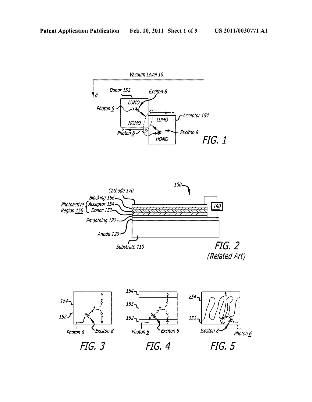 Organic photosensitive optoelectronic device with near-infrared sensitivity - diagram, schematic, and image 02