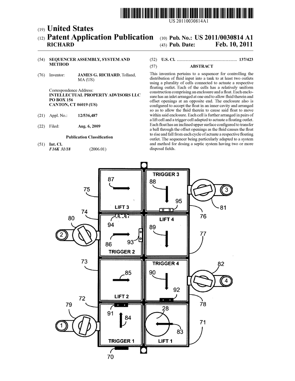 SEQUENCER ASSEMBLY, SYSTEM AND METHOD - diagram, schematic, and image 01