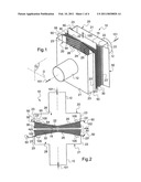  DEVICE FOR BLOWING GAS ONTO A FACE OF TRAVELING STRIP MATERIAL diagram and image