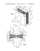  DEVICE FOR BLOWING GAS ONTO A FACE OF TRAVELING STRIP MATERIAL diagram and image