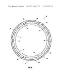 USE OF SWELLABLE MATERIAL IN AN ANNULAR SEAL ELEMENT TO PREVENT LEAKAGE IN A SUBTERRANEAN WELL diagram and image