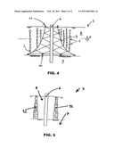 DEVICE FOR DAMPING AND SCATTERING HYDROSOUND IN A LIQUID diagram and image