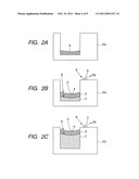 METHOD OF BURYING METAL AND APPARATUS OF DEPOSITING METAL IN CONCAVE PORTION diagram and image