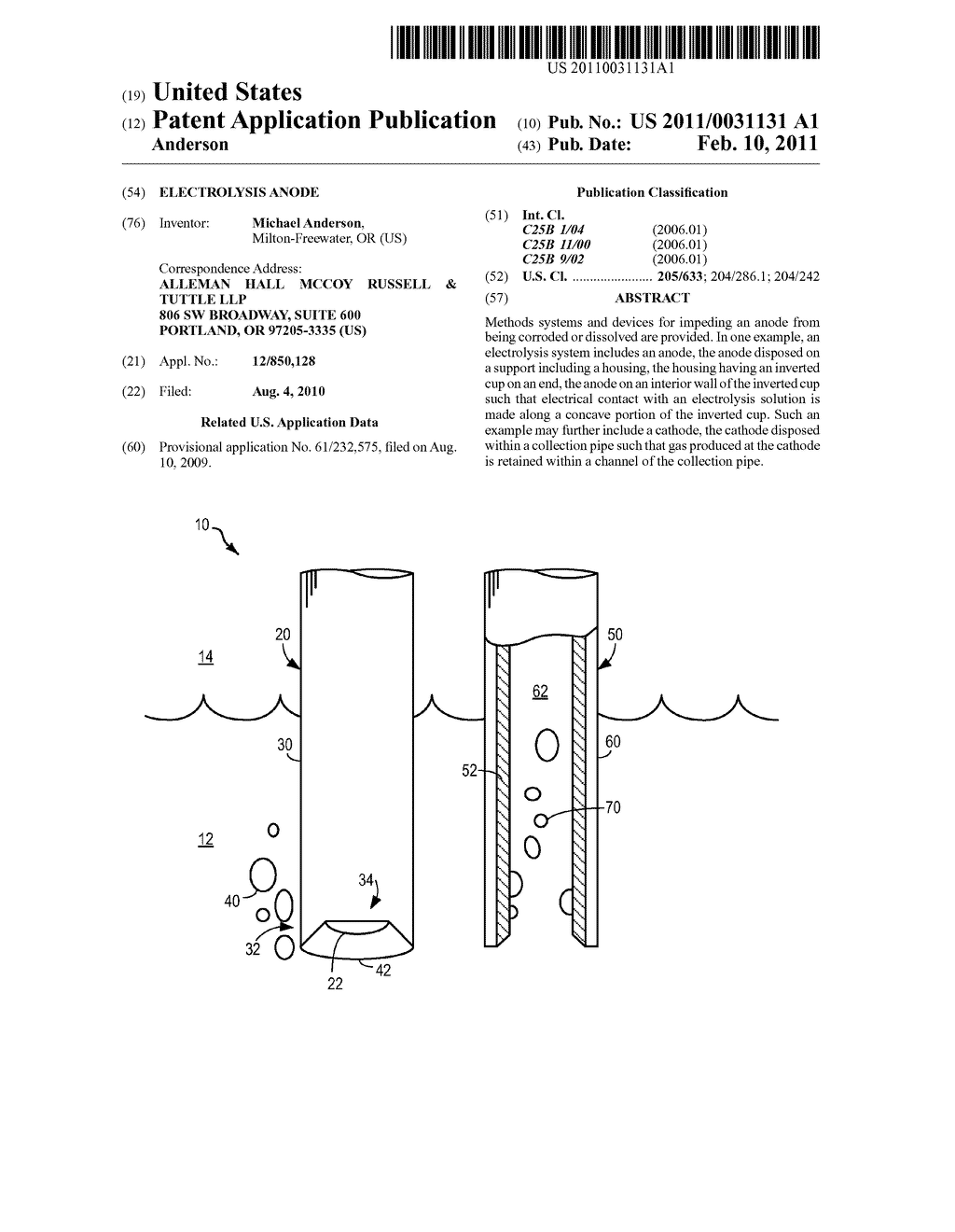 Electrolysis Anode - diagram, schematic, and image 01