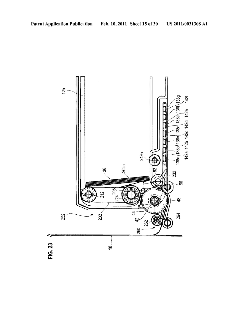 DEVICE FOR HANDLING SINGLE SHEETS, FOR INTRODUCING AND DISTRIBUTING RECTANGULAR SINGLE SHEETS, ESPECIALLY BANK NOTES, RESPECTIVELY INTO AND OUT OF A CONTAINER - diagram, schematic, and image 16