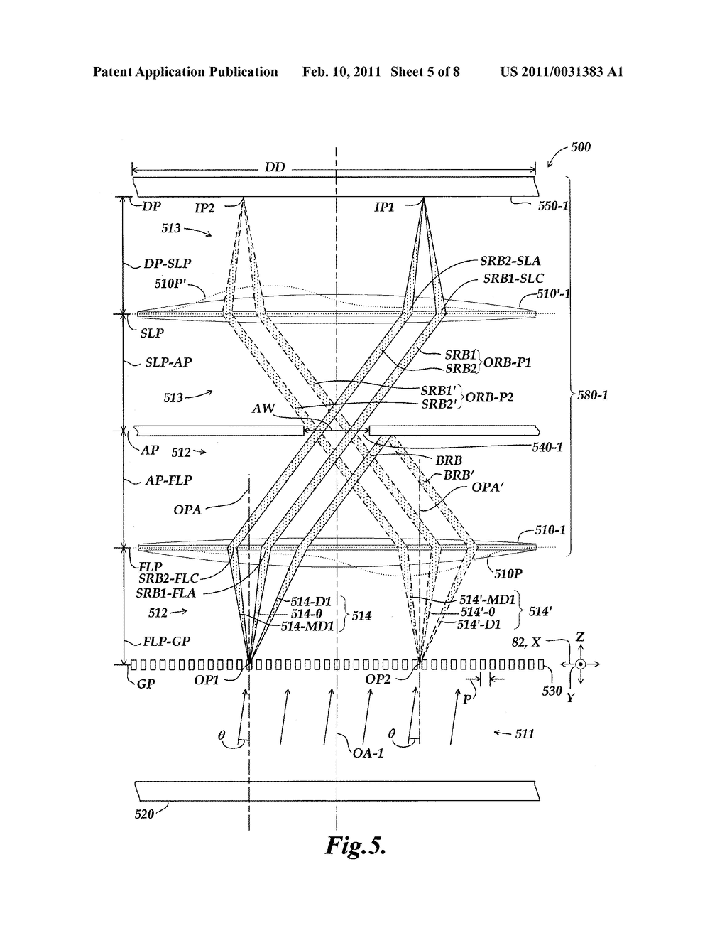  LENS ABERRATION CORRECTION IN A DOUBLY TELECENTRIC DISPLACEMENT SENSOR - diagram, schematic, and image 06