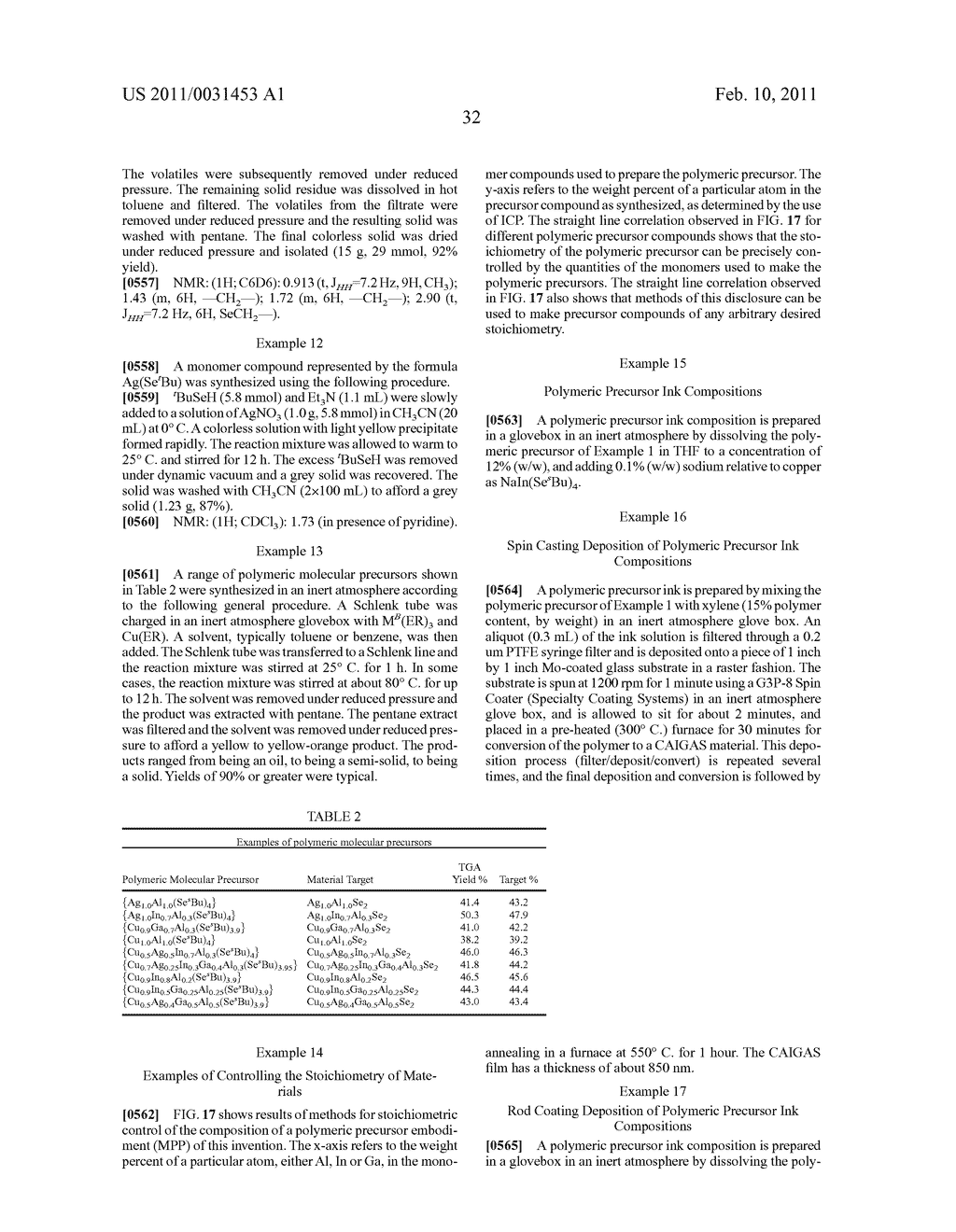 PROCESSES FOR POLYMERIC PRECURSORS FOR CAIGAS ALUMINUM-CONTAINING PHOTOVOLTAICS - diagram, schematic, and image 50