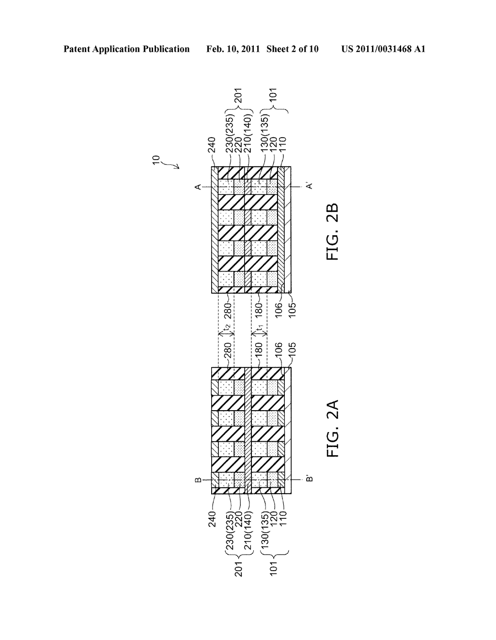NONVOLATILE MEMORY DEVICE AND METHOD FOR MANUFACTURING THE SAME - diagram, schematic, and image 03