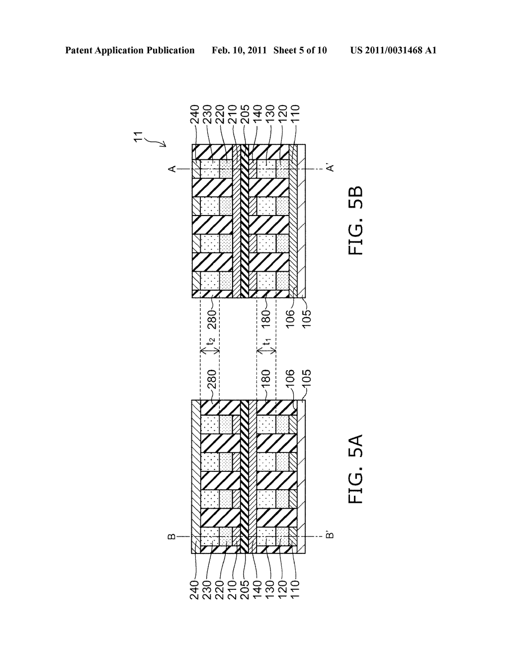 NONVOLATILE MEMORY DEVICE AND METHOD FOR MANUFACTURING THE SAME - diagram, schematic, and image 06