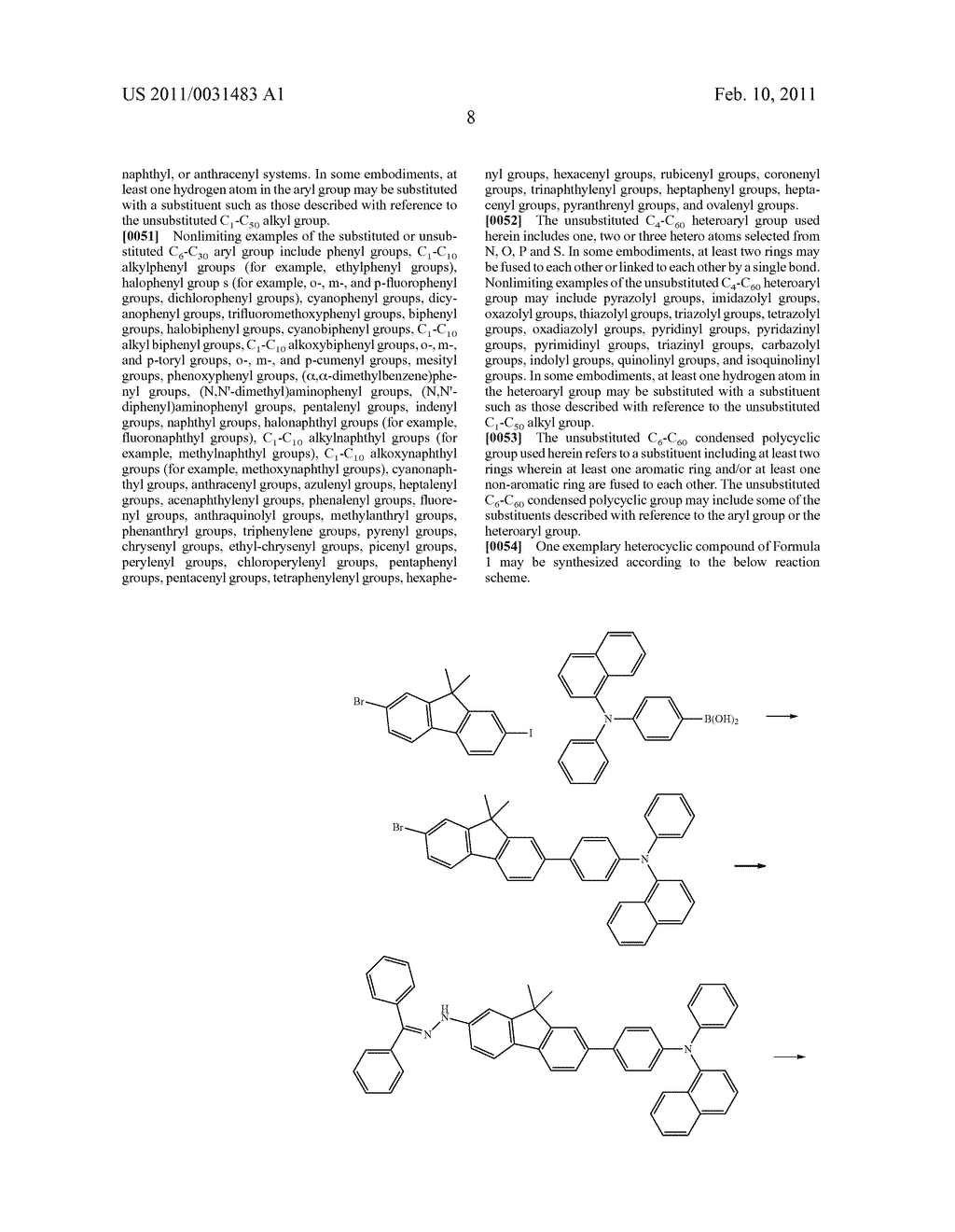 ORGANIC LIGHT EMITTING DEVICE - diagram, schematic, and image 10