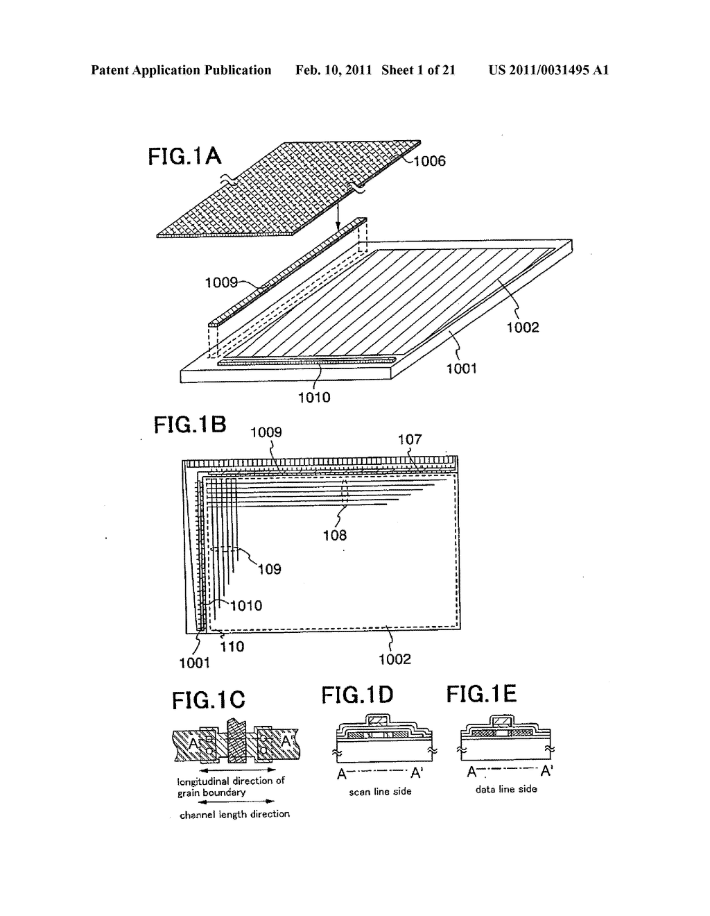 Liquid Crystal Display Device, Electronic Device Having the Same, and Manufacturing Method of the Same - diagram, schematic, and image 02