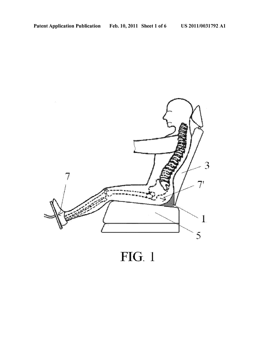 LOWER PELVIC CORNER SUPPORT DEVICE FOR AUTOMOTIVE RECLINER SEAT - diagram, schematic, and image 02