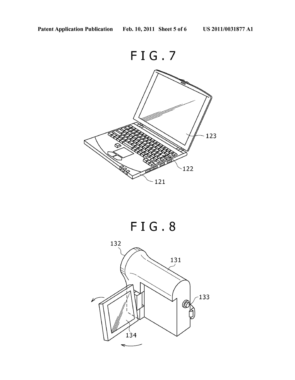 ORGANIC ELECTROLUMINESCENCE ELEMENT AND DISPLAY DEVICE USING THE SAME - diagram, schematic, and image 06