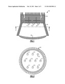 LIGHTING DEVICE HAVING FIRST, SECOND AND THIRD GROUPS OF SOLID STATE LIGHT EMITTERS, AND LIGHTING ARRANGEMENT diagram and image