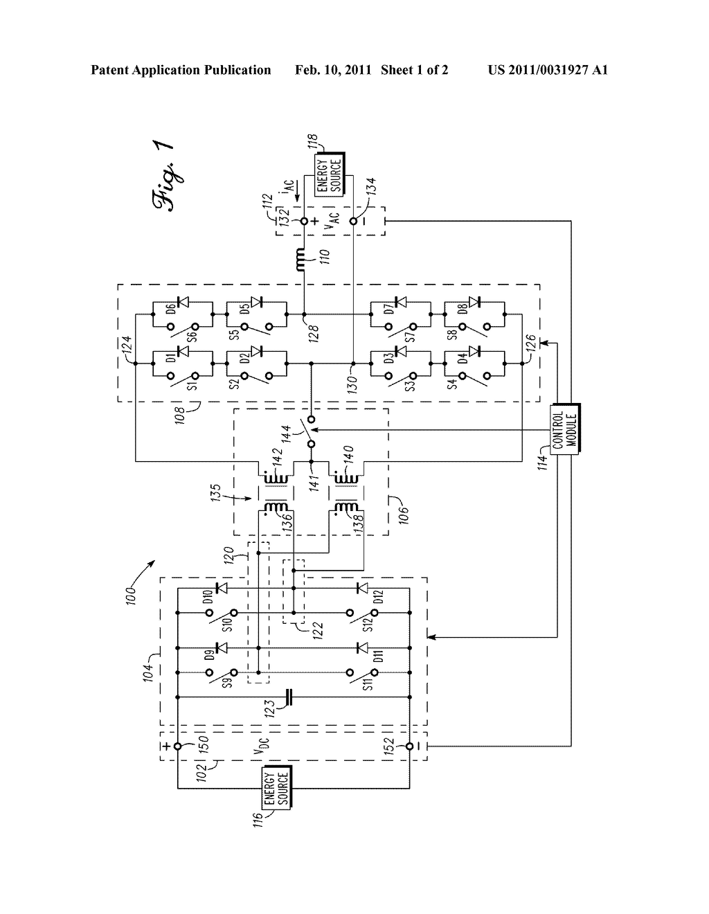 CHARGING SYSTEM WITH GALVANIC ISOLATION AND MULTIPLE OPERATING MODES - diagram, schematic, and image 02