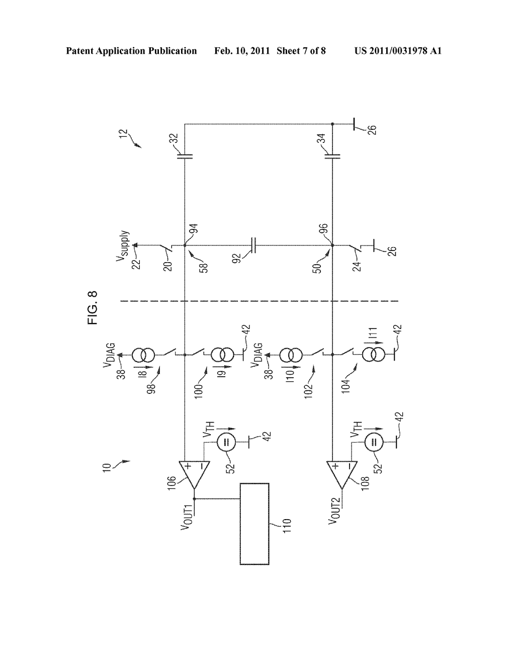 APPARATUS AND METHOD FOR RECOGNIZING AN ERROR IN A POWER BRIDGE CIRCUIT - diagram, schematic, and image 08