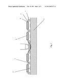 Low touch-force fabric keyboard diagram and image