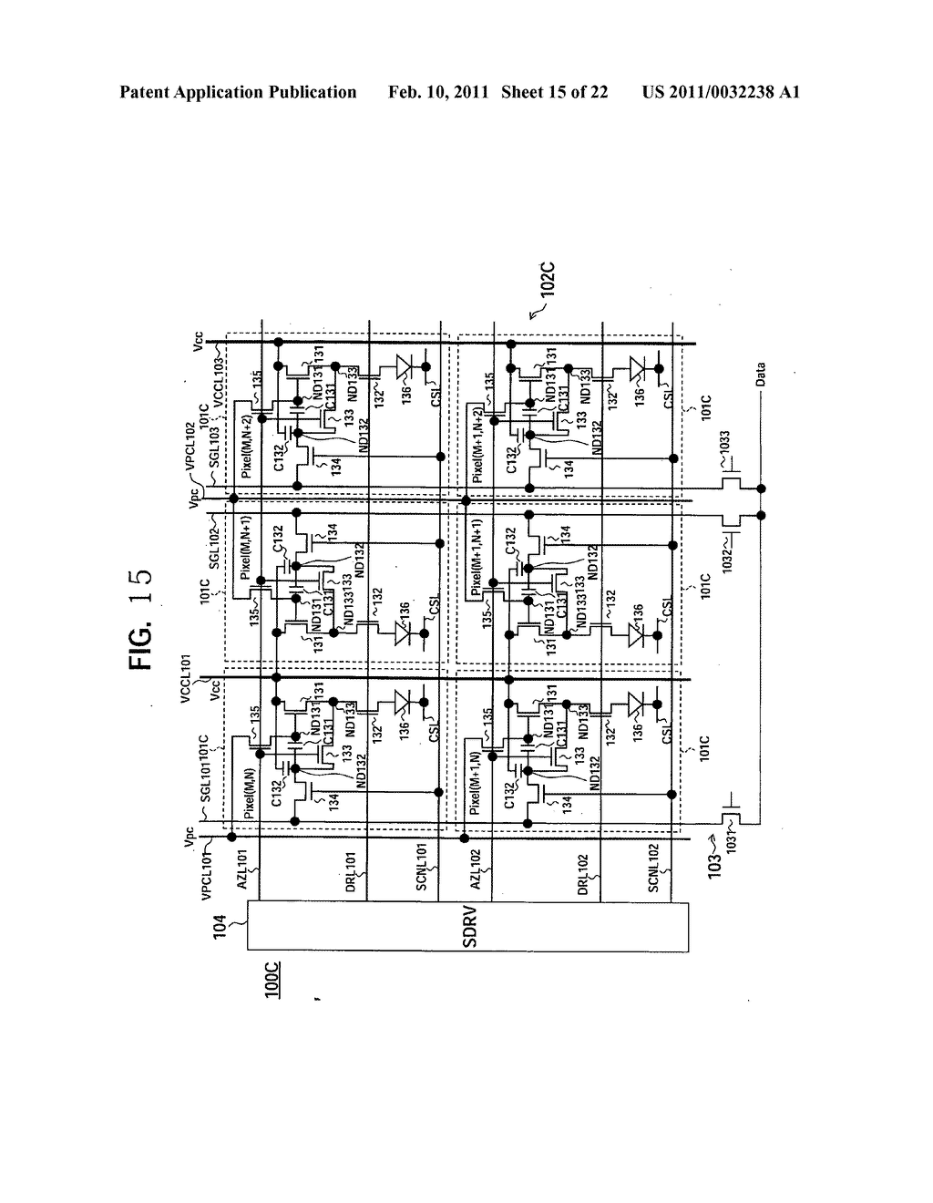 Pixel circuit and display device - diagram, schematic, and image 16